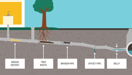 Sewer line cleaning service from Edward Inspections